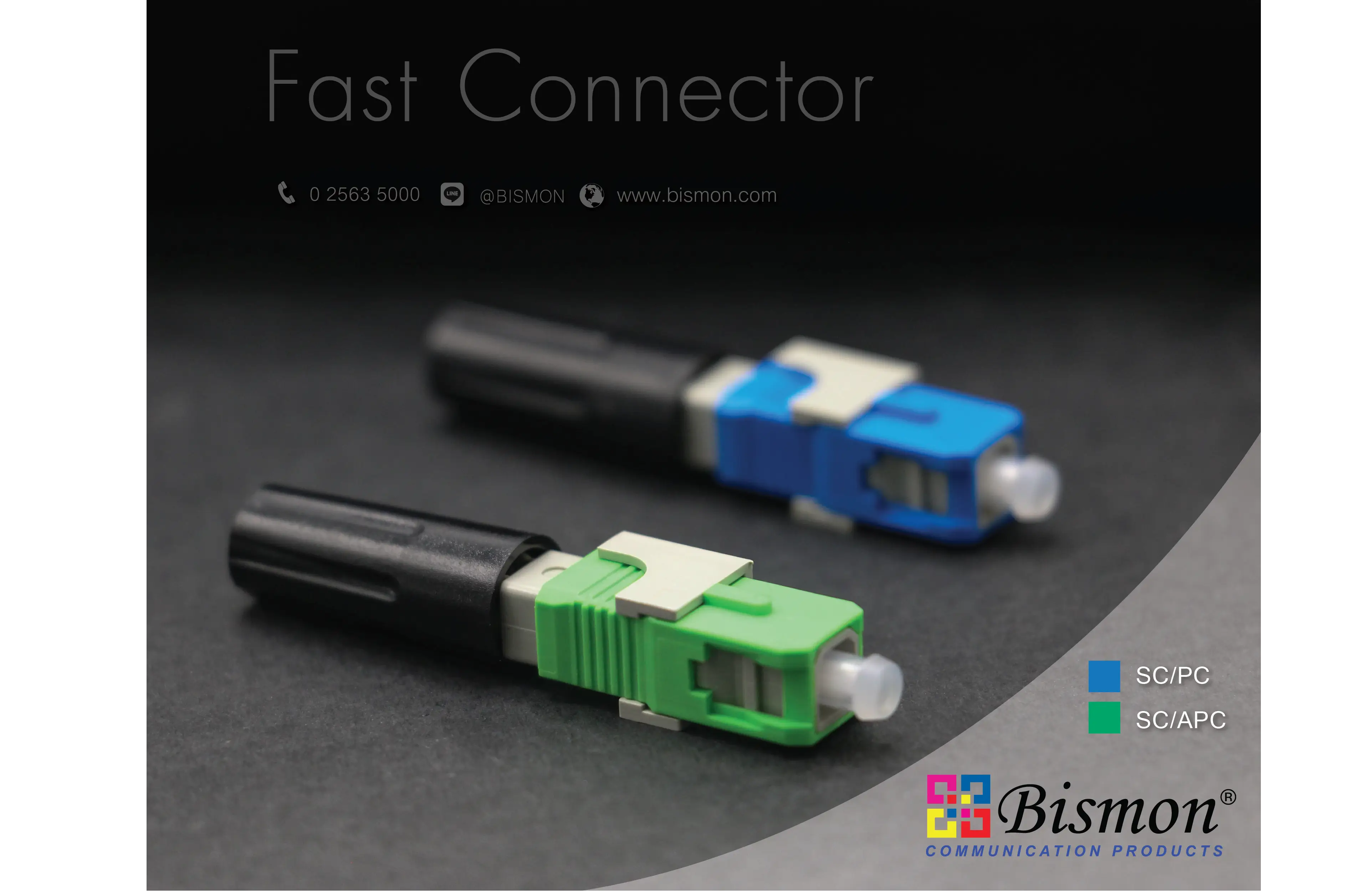 SC/APC Fast Connector, Field Assembly Connector